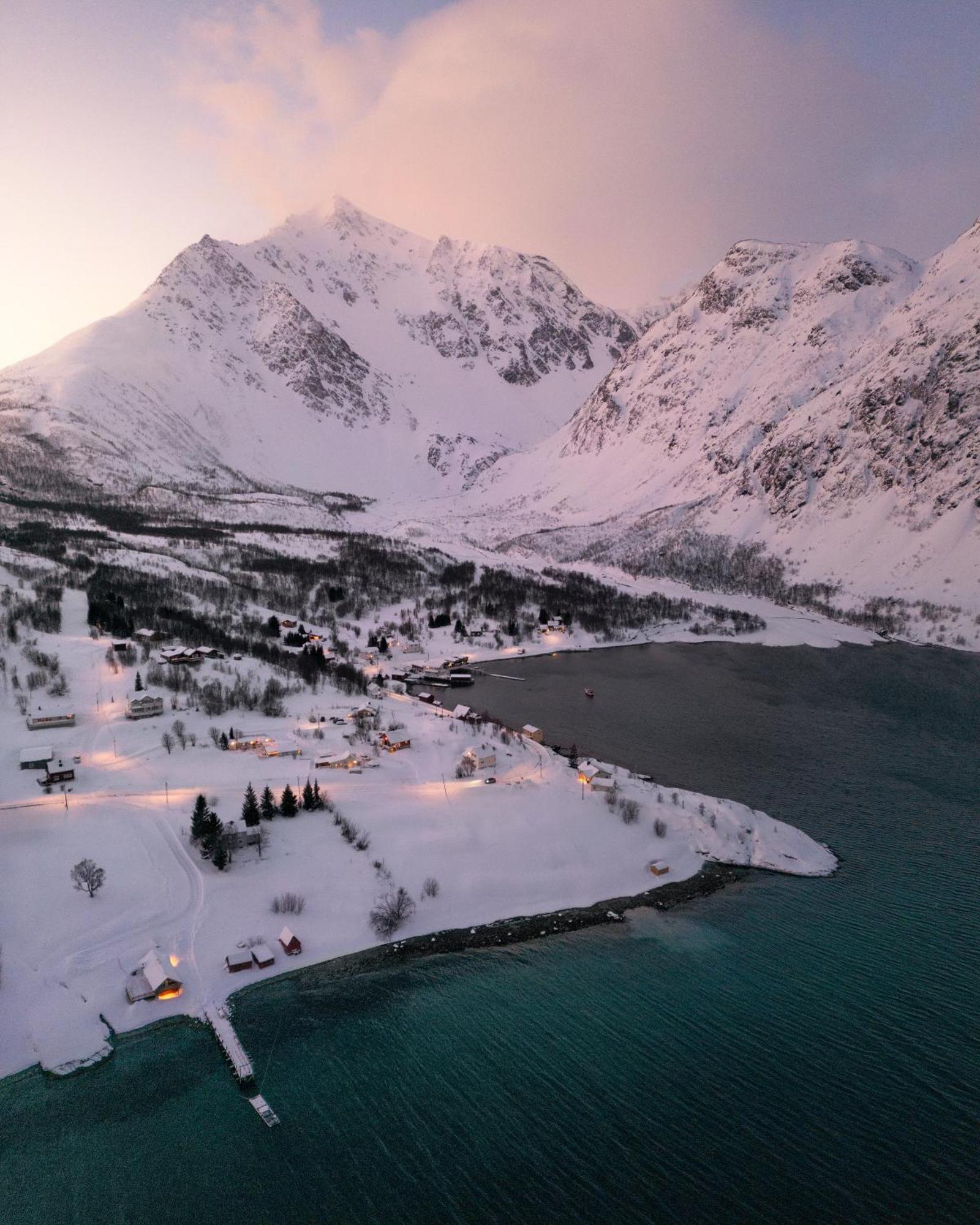 Lyngen Aurora House Villa Koppangen Luaran gambar